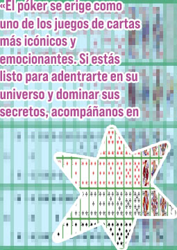 Como funciona la escalera en poker