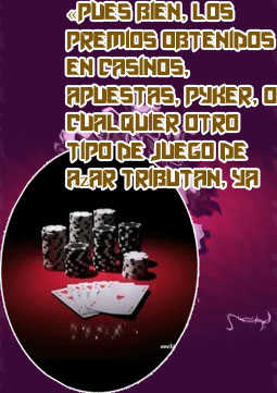 Fiscalidad del poker en españa